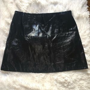 Vinyl Mini Skirt🔥